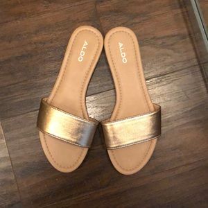 Aldo Rose Gold Sandals